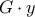 G \cdot y