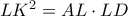 LK^2=AL\cdot LD