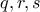 q,r,s
