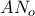 \displaystyle{AN_o}