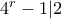4^r-1|2