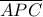 \overline {APC}