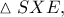 \vartriangle SXE, \vartriangle SXE,