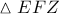 \vartriangle EFZ