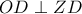 OD\perp ZD