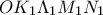 OK_1\Lambda_1 M_1N_1