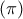 (\pi)